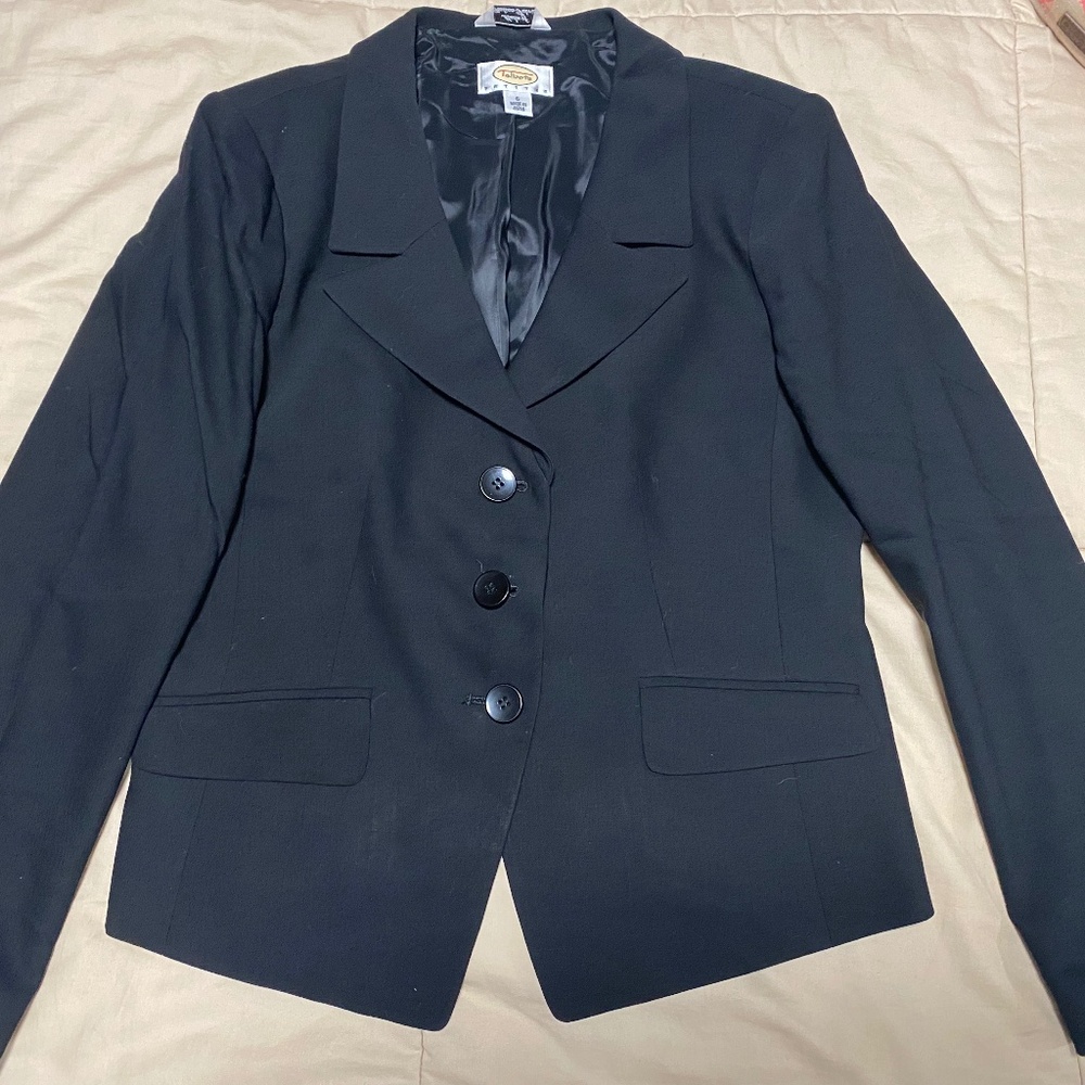 Talbots blazer black